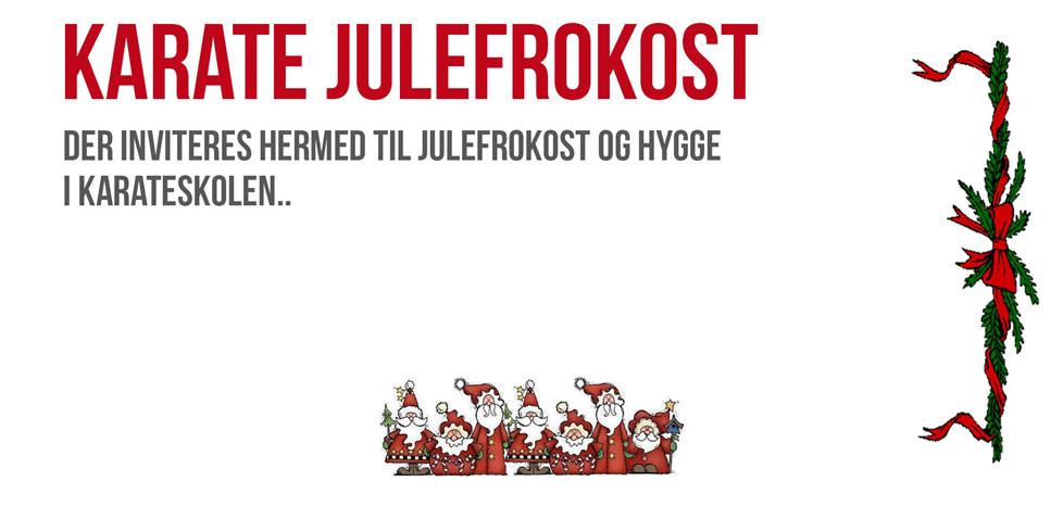 Julefrokost i klubben