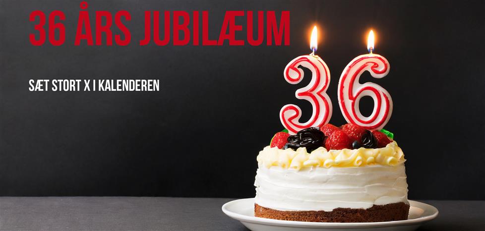 Klubbens 36. års jubilæum