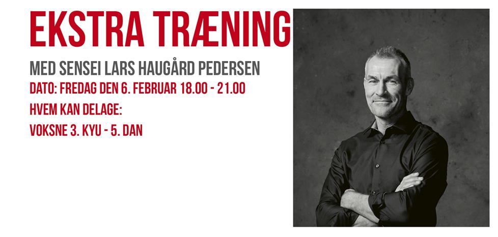 Ekstra træning med Sensei Lars Haugård Pedersen