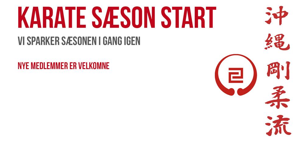 Karate Sæson Start